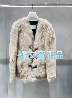 2H4M407-12990现货上新2023冬款2-2专柜正品皮草外套