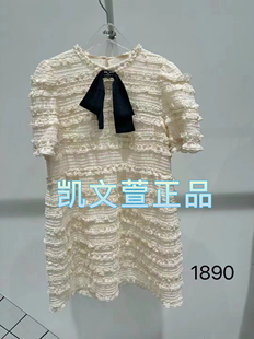 1专柜正品 1890现货上新2024夏款 3I2O428 蕾丝连衣裙