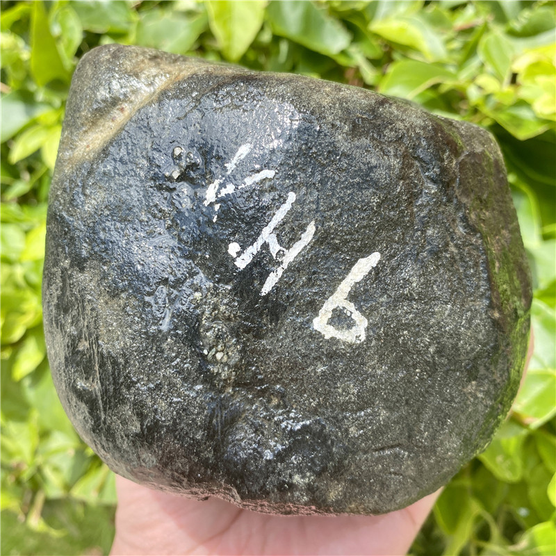莫弯基场口油性足石型好黄雾起莹冰种手镯料子缅甸翡翠原石玉石