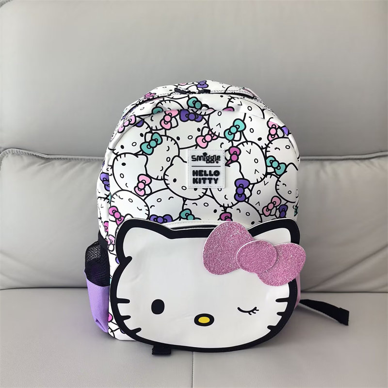 澳洲smiggle幼儿园书包hellokitty一年级双肩外出多功能收纳背包