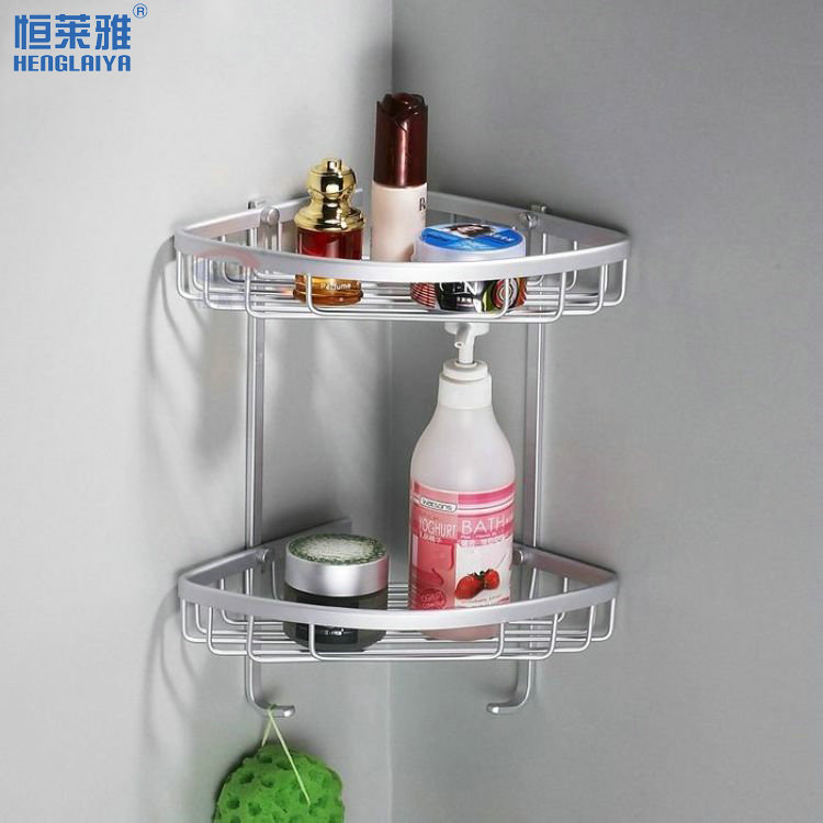 挂件实心太空铝双层蓝带转角架