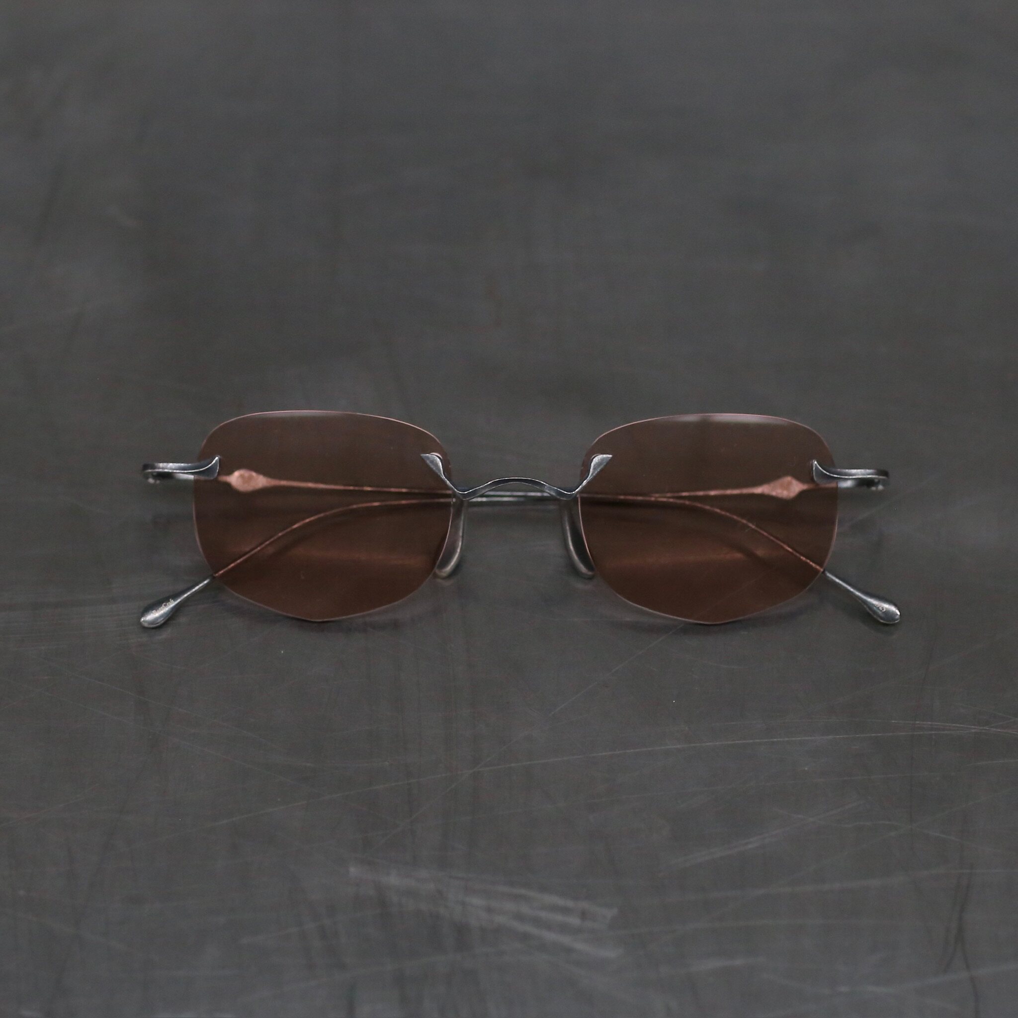 Rigards RG1081AG系列 925银 无边框太阳眼镜