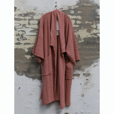 Daniel Andresen 25秋冬 长款牦牛绒针织衫和服 柔软 比利时