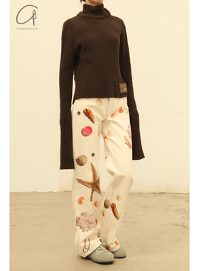 70%OFF CONSTANÇA ENTRUDO 海星印花牛仔裤