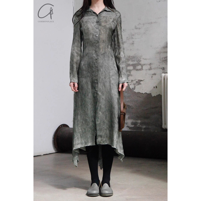 m.a+长衬衫连衣裙意大利