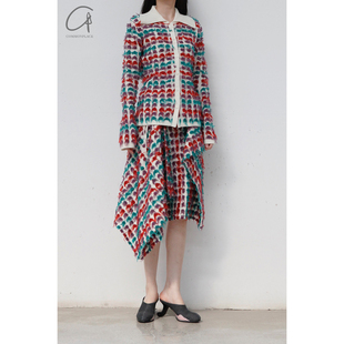 80%OFF NAN KNITS  不规则彩点半裙