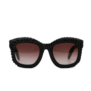 柏林艺术 70%OFF 当代 凹凸质感纹理宽框太阳眼镜 德国 KUBORAUM