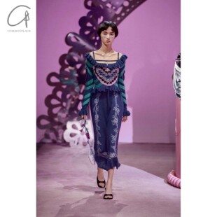 50%OFF NAN KNITS  宝石提花半裙