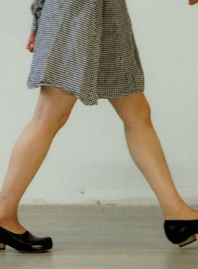 DOYS 都灵手工木屐 浅口单鞋真皮女