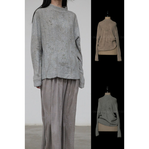 Mutedance23秋冬半高领毛衣