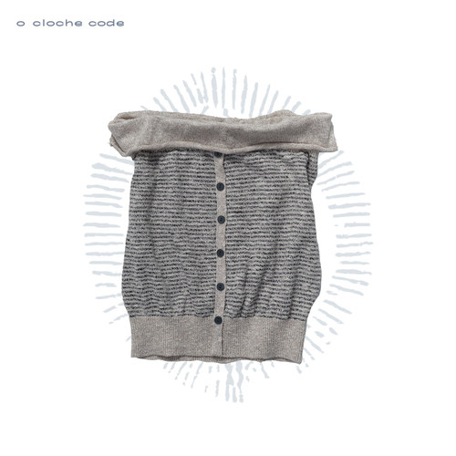 o cloche code 26SS 条纹系带抹胸