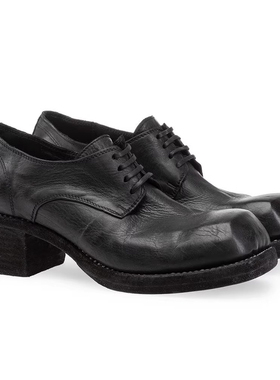Guidi 9082马皮德比系绳高跟方头单鞋 意大利 纯手工 commonplace