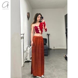 SAMUEL common GUI 双层折叠半身裙 place YANG 50%OFF