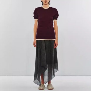 SWAYING 25早秋 不规则裙摆羊毛半裙