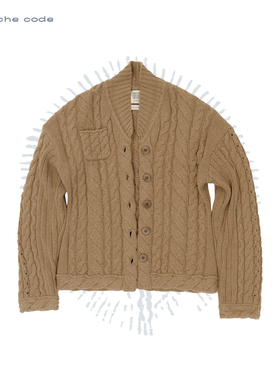 o cloche code 25秋冬 粗针绞花毛衣