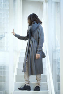 长款美利奴羊毛开襟毛衣针织衫