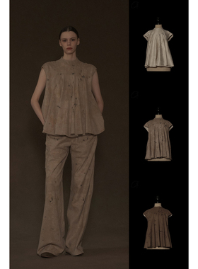 Mutedance 羊毛丝绸短袖T恤