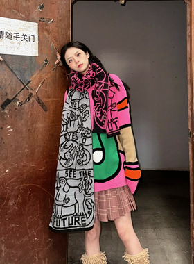 Walter van beirendonck  羊毛围巾系列