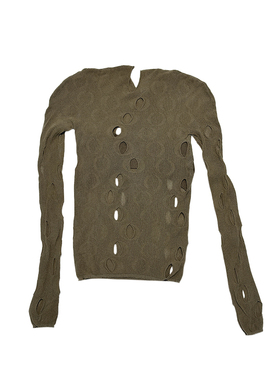 RUI built 25秋冬 网眼抹胸紧身衣