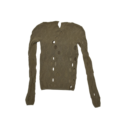 RUI built 25秋冬 网眼抹胸紧身衣