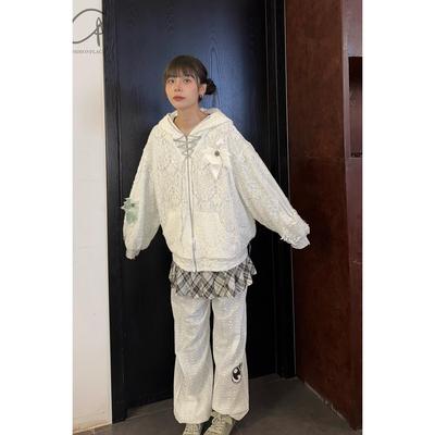 VeniceW Leafie 蕾丝连帽衫