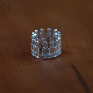 纯银空心女人戒指 PEPE SALE