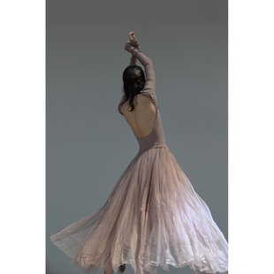 缩水丝绸 Bihan 三层纱 法国 芭蕾舞连衣裙露背21907系列 Marc