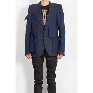 解构拼接多口袋羊毛西装 70%OFF Beirendonck Van 夹克 Walter