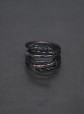 预 GUIDI 钉子戒指 G-SPR5 意大利