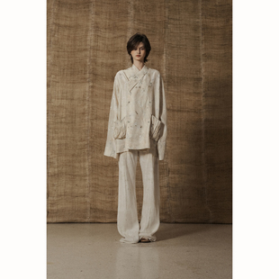 Mutedance 大兜斜襟上衣