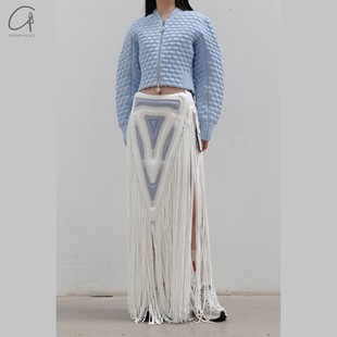 附衬裤 60%OFF 膨体渐变流苏半裙 KNITS NAN