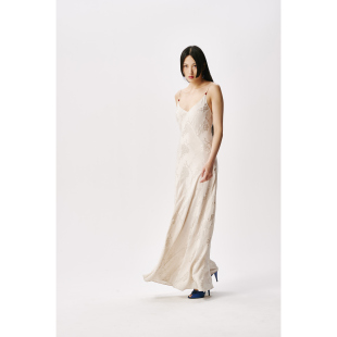 25秋冬 YANG 提花吊带裙 GUI SAMUEL