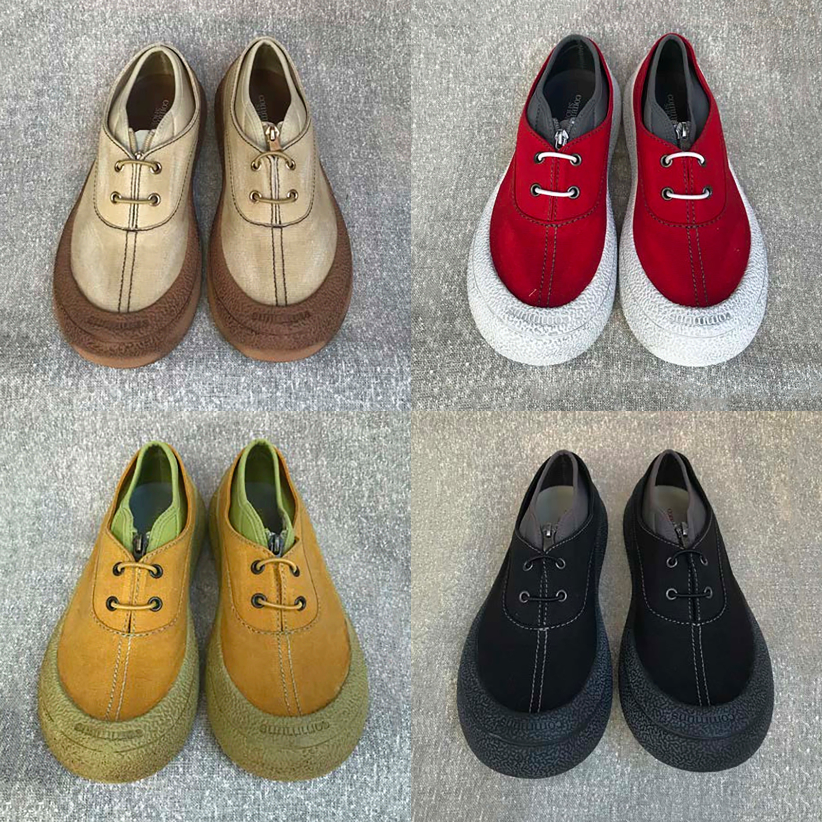 communs 圆头厚底鞋系列