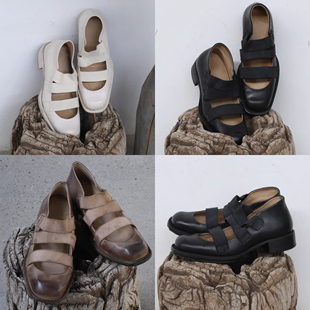 牛皮松紧带方口凉鞋 04系列 Cherevichkiotvichki 40%OFF