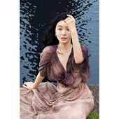 40%OFF Elapsing 真丝褶皱晚礼服连衣裙