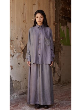 40%OFF AVIVA JIFEI XUE  圆形口袋衬衫