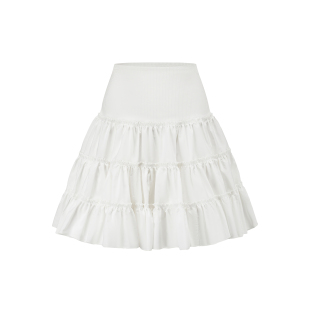 INTO THE EAST 25秋冬 层叠短款半身裙