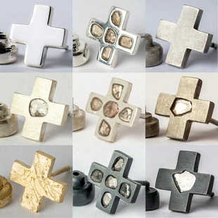 Parts of Four Plus Earring系列集合 I 手工十字耳钉