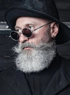 rigards复古八角形太阳眼镜