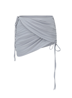 RUI built 26春夏 抽褶围裹短裙