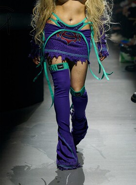 60%OFF WINDOWSEN 做旧罗纹腿套