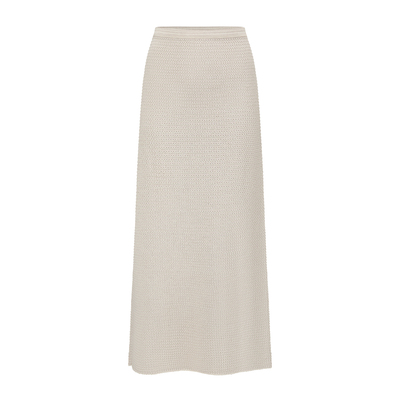 SWAYING SS26 华夫格直筒长半裙