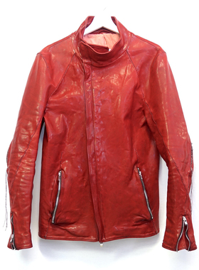 预 Incarnation 红色马皮夹克 高程度手工