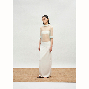 SWAYING 真丝羊毛吊带抹胸