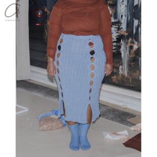 葡萄牙 双排木扣半身裙 40%OFF BASERANGE
