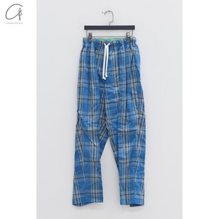 日本 格子锥形休闲裤 70%OFF FACETASM