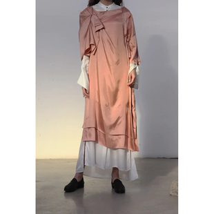 phoebe 英国 english 褶皱连衣裙系列 当代 一字领解构中袖 90%OFF