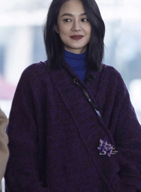 Daniel Andresen 开襟和服针织衫 周韵 羊毛亚麻棉 比利时手工作