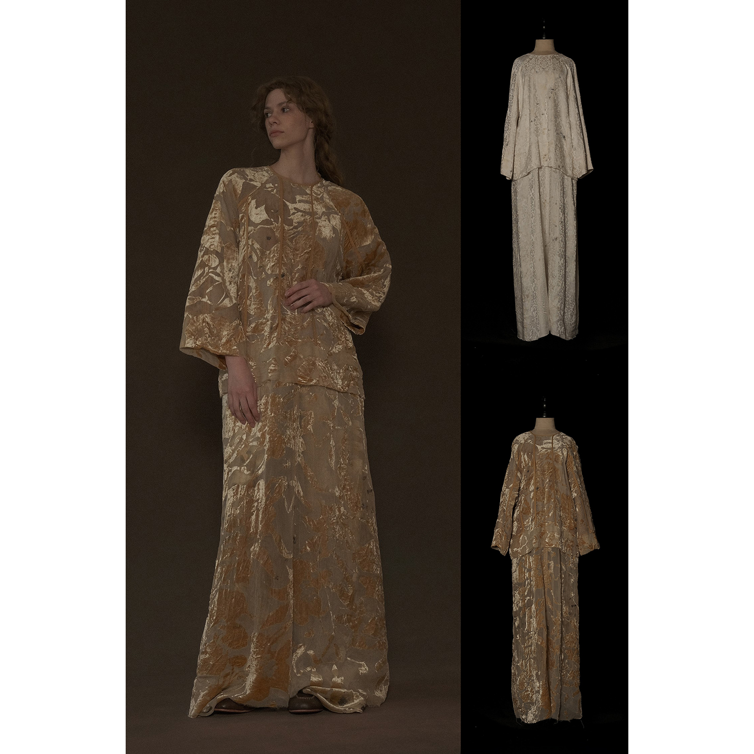 Mutedance 长袖圆领连衣裙