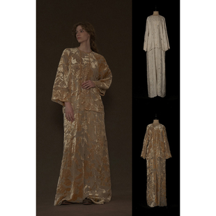 Mutedance 圆领连衣裙 长袖